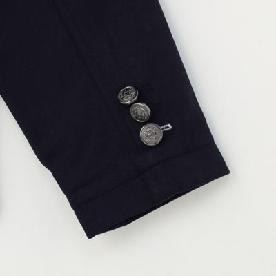 【セットアップ対応】ストレッチポンチ　ネイビー　ジャケット（９８４１ＪＥ０１）