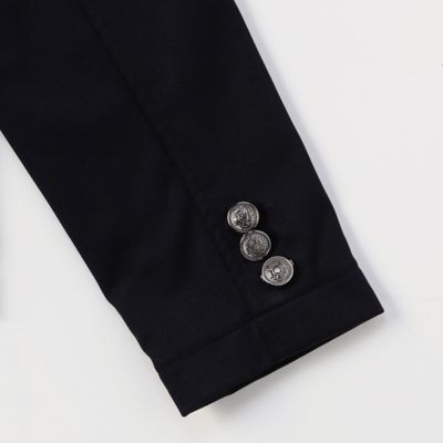 ストレッチポンチ　ネイビー　ジャケット（１４０－１６０ｃｍ）（９８４１ＪＥ０２）
