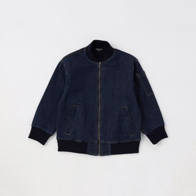 ＜COMME CA ISM (Baby&Kids)＞デニム　異素材使い　ブルゾン（９８４２ＢＥ０７）