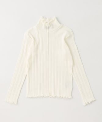 ＜COMME CA ISM (Baby&Kids)＞ランダムテレコハイネックカットソー（９８４２ＣＩ２３）