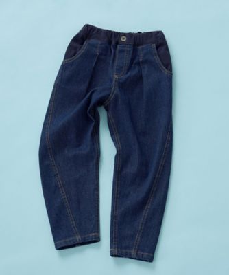 ＜COMME CA ISM (Baby&Kids)＞デニム　異素材使い　ロングパンツ（９８４２ＰＥ１３）