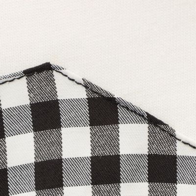 ギンガムチェック　重ね着風デザイン半袖Ｔシャツ（９８４３ＴＣ１１）