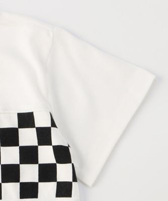 フラッグチェック柄プリント　半袖Ｔシャツ（９８４５ＴＧ３３）