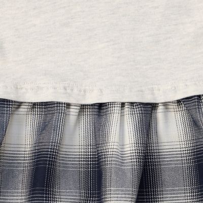 オンブレーチェック　ワンピース（９８４６ＯＧ０７）