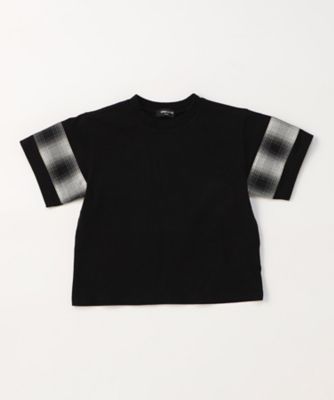 COMME CA ISM (Baby&Kids)/コムサイズム (ベビー&キッズ) オンブレーチェック使い 半袖Tシャツ(9846TG11)