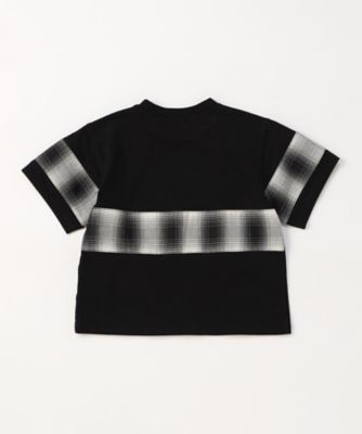 オンブレーチェック使い　半袖Ｔシャツ（９８４６ＴＧ１１）