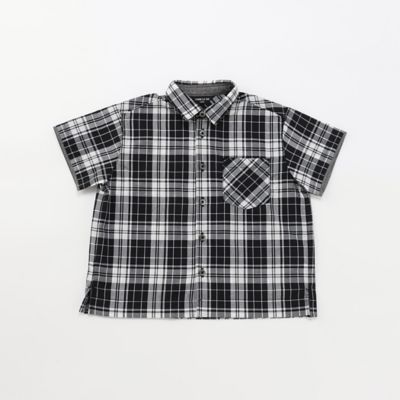 ＜COMME CA ISM (Baby&Kids)＞マドラスチェック　半袖シャツ（９８４７ＩＣ０５）