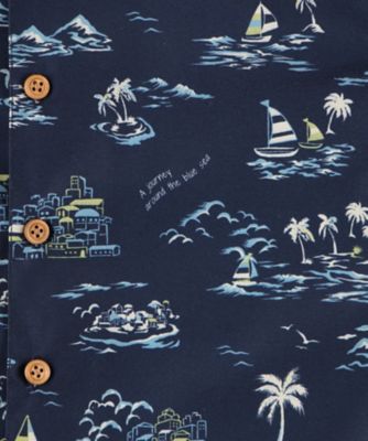 マリンアロハ柄 アロハシャツ（9847IK03） | COMME CA ISM