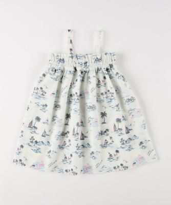 ＜COMME CA ISM (Baby&Kids)＞マリンアロハ柄　２ＷＡＹチュニック（９８４７ＯＫ１５）
