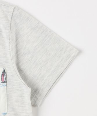 マリンアロハ柄ポケット　半袖Ｔシャツ（９８４７ＴＫ２７）