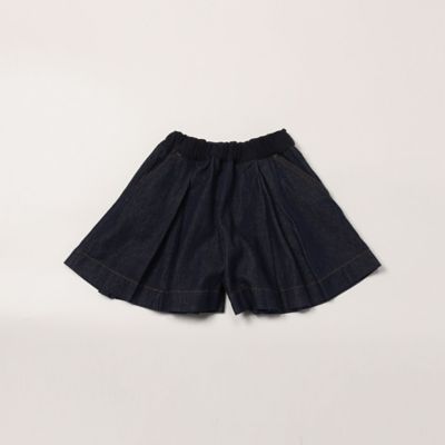 ＜COMME CA ISM (Baby&Kids)＞デニム×裏毛　キュロットスカート（９８５０ＦＡ０５）