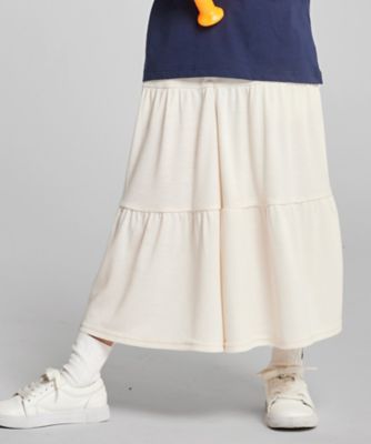 ＜COMME CA ISM (Baby&Kids)＞速乾　ロング　ティアードキュロット（９８５０ＦＧ０３）