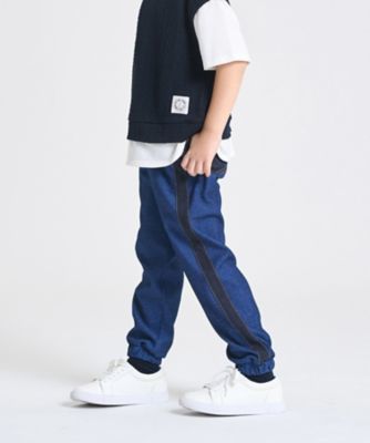 ＜COMME CA ISM (Baby&Kids)＞デニムライクストレッチ　ジョガーパンツ（９８５２ＰＯ５２）