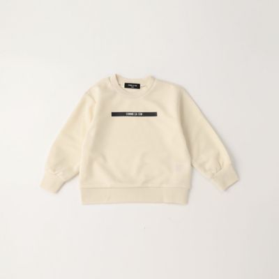＜COMME CA ISM (Baby&Kids)＞ロゴプリント　カラートレーナー（９８６０ＣＡ１５）