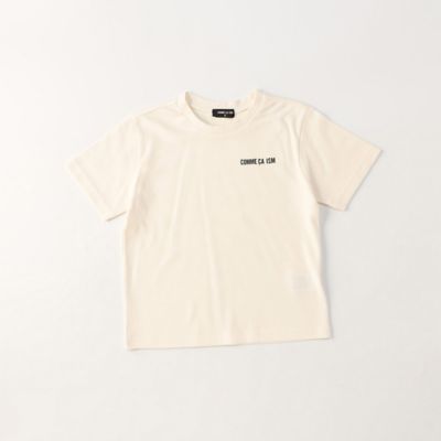 ＜COMME CA ISM (Baby&Kids)＞ロゴプリント　半袖Ｔシャツ（９８６０ＴＥ１３）