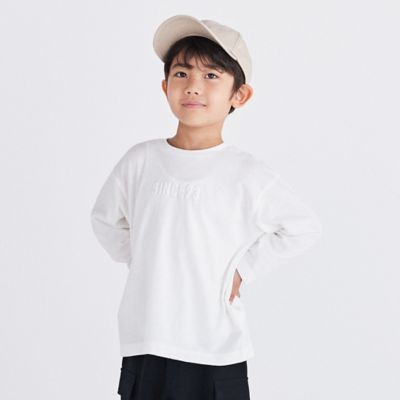 ＜COMME CA ISM (Baby&Kids)＞ビッグシルエット　長袖Ｔシャツ（９８６１ＴＡ０１）