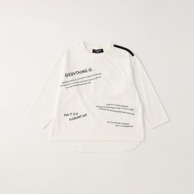 ＜COMME CA ISM (Baby&Kids)＞プリント　長袖Ｔシャツ（９８６１ＴＡ０３）
