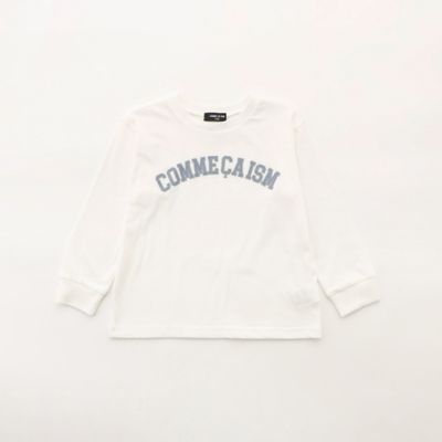 ＜COMME CA ISM (Baby&Kids)＞ロゴプリント　長袖Ｔシャツ（９８６１ＴＣ０１）