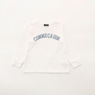 ＜COMME CA ISM(Baby&Kids)＞ロゴプリント　長袖Ｔシャツ（９８６１ＴＣ０１）