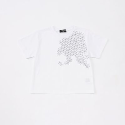 ＜COMME CA ISM (Baby&Kids)＞和柄プリント　半袖Ｔシャツ（９８６１ＴＣ１５）