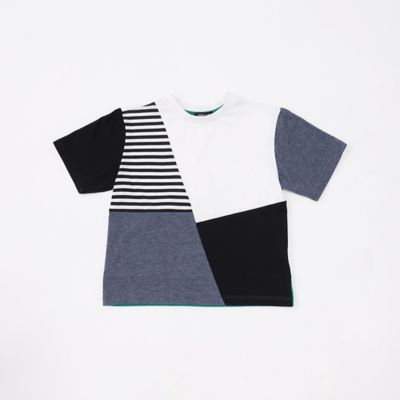 ＜COMME CA ISM (Baby&Kids)＞配色切り替え　半袖Ｔシャツ（９８６１ＴＣ２５）