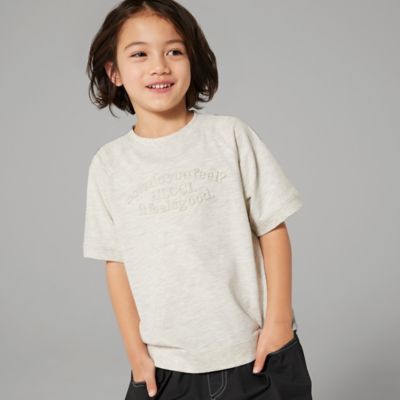 COMME CA ISM (Baby&Kids)/コムサイズム (ベビー&キッズ) エンボスロゴＴシャツ（９８６１ＴＧ０５）