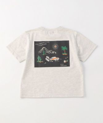 アロハ柄プリント　Ｔシャツ（９８６１ＴＧ２５）