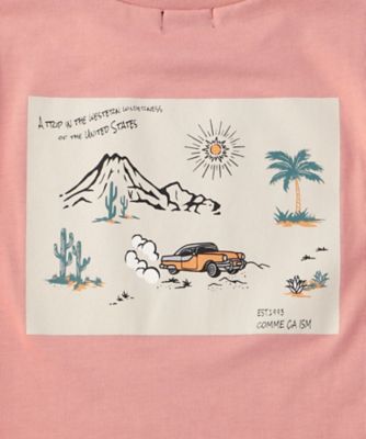 アロハ柄プリント　Ｔシャツ（９８６１ＴＧ２５）