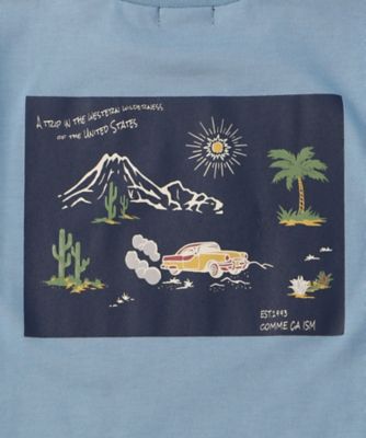 アロハ柄プリント　Ｔシャツ（９８６１ＴＧ２５）