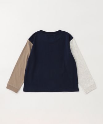 ロゴプリント長袖Ｔシャツ　（９８６１ＴＩ１１）