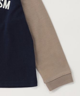 ロゴプリント長袖Ｔシャツ　（９８６１ＴＩ１１）