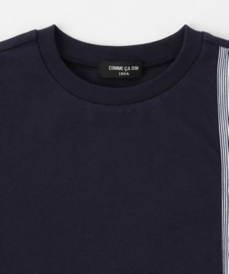 ストライプコンビデザイン　長袖Ｔシャツ（９８６１ＴＫ０７）