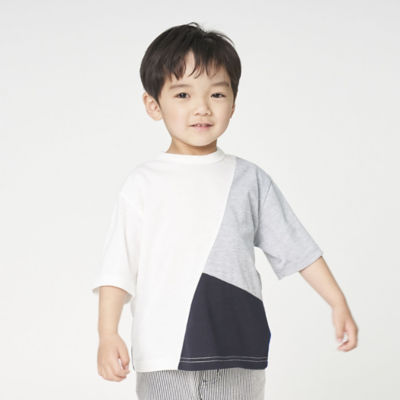 ＜COMME CA ISM(Baby&Kids)＞切り替え　Ｔシャツ（９８６１ＴＹ１１）