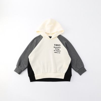 ＜COMME CA ISM (Baby&Kids)＞配色パーカ（９８６３ＣＡ２３）