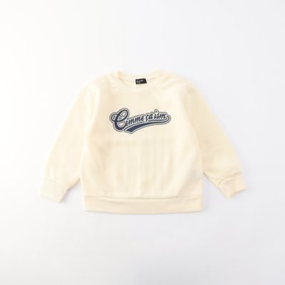 ＜COMME CA ISM (Baby&Kids)＞裏起毛　ロゴプリントトレーナー（９８６３ＣＡ２７）