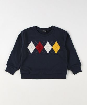 アーガイルモチーフ 長袖トレーナー（9863CI27） | COMME CA