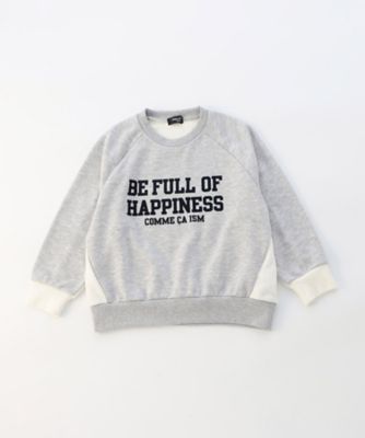 フロッキープリント 配色トレーナー（9863CM54） | COMME CA