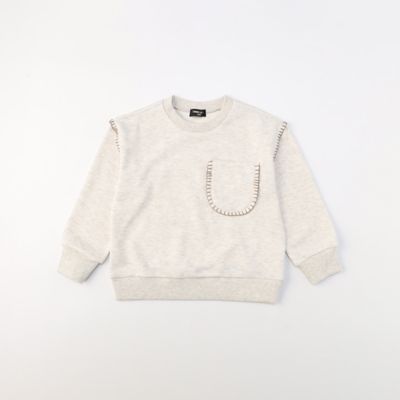ブランケットステッチ　トレーナー（９８６４ＣＥ１３）