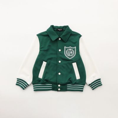 ＜COMME CA ISM (Baby&Kids)＞ワッペン付きスタジャン（９８６６ＣＣ０３）