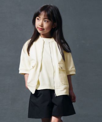 ＜COMME CA ISM (Baby&Kids)＞半袖ブルゾン（９８６６ＣＧ３５）