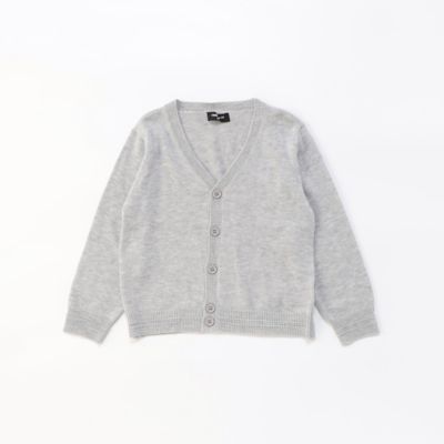 ＜三越伊勢丹/公式＞ COMME CA ISM (Baby & Kids)/コムサイズム (ベビー & キッズ) ベーシック ニット カーディガン グレー トップス【三越伊勢丹/公式】