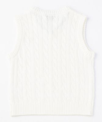 ケーブル編み ニットベスト（9871KO11） | COMME CA ISM
