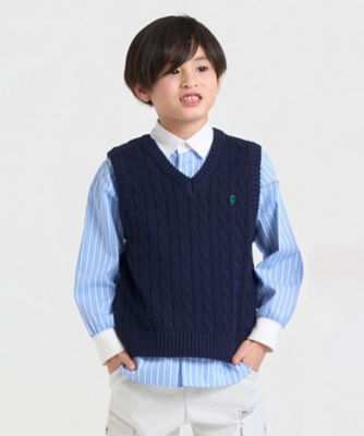 ケーブル編み ニットベスト（9871KO11） | COMME CA ISM