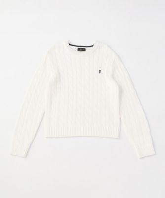 ＜COMME CA ISM (Baby&Kids)＞ケーブル編み　ニットプルオーバー（９８７１ＫＯ１３）