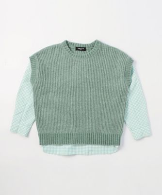 ＜COMME CA ISM (Baby&Kids)＞レイヤード風　プルオーバー（９８７６ＫＥ１５）