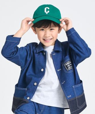 ＜COMME CA ISM (Baby&Kids)＞フエルトワッペン付きキャップ（９８８０ＲＯ１１）