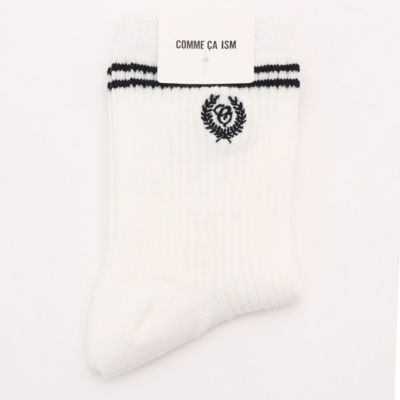 ＜COMME CA ISM (Baby&Kids)＞刺しゅう入り　クルーソックス（９８８３ＱＹ０１）