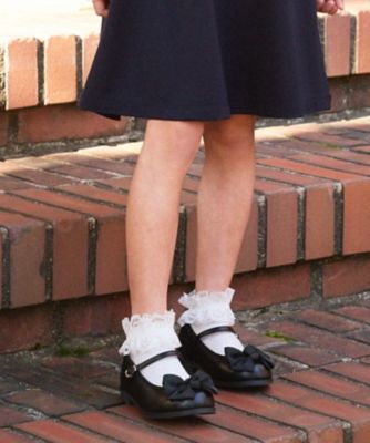 COMME CA ISM (Baby&Kids)/コムサイズム (ベビー&キッズ) リボン付き　ストラップシューズ（９８８４ＺＫ１３）