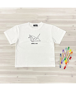 COMME CA ISM (Baby&Kids)/コムサイズム (ベビー&キッズ) 《ぬり絵ペンセット付き》　プリントＴシャツ（９８９１ＴＹ４１）
