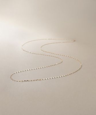 ＜COCOSHNIK (Women)＞Ｋ１８フラワークロスチェーン　ロングネックレス（２０００７６４９９４）